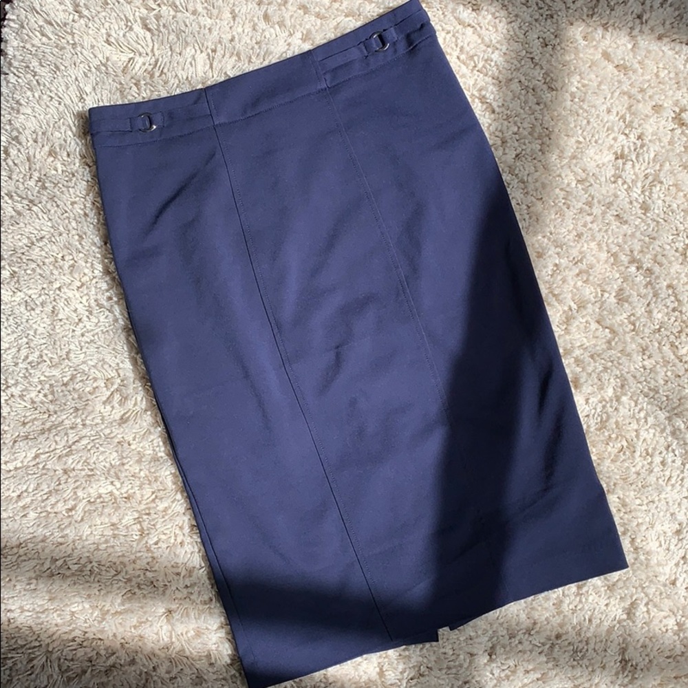 Navy NY&Co Midi skirt